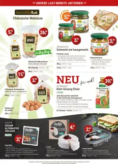 Reformhaus Bacher Prospekt 	 ab 01.10.2025 gültig | Seite: 12 | Produkte: Walnüsse, Feta, Käse, Salat