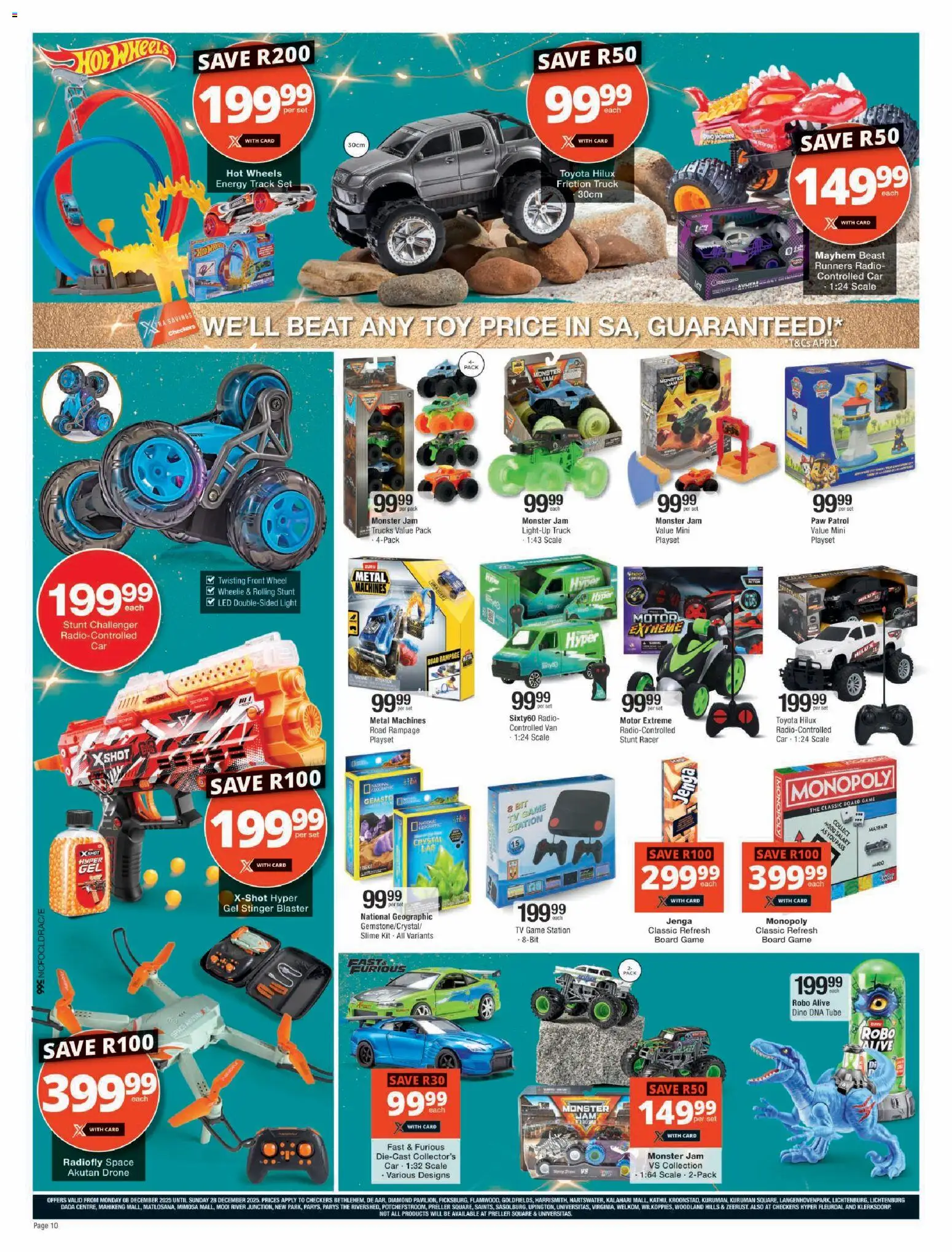 New Checkers catalogue – valid from 08.12.2025 | Page: 10 | Products: Playset, Scale, TV, Light