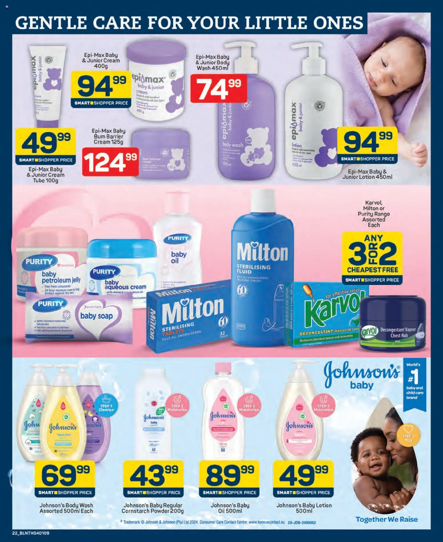 New Pick n Pay catalogue – valid from 25.03.2026 | Page: 22 | Products: Oil, Soap, Body wash, Lotion