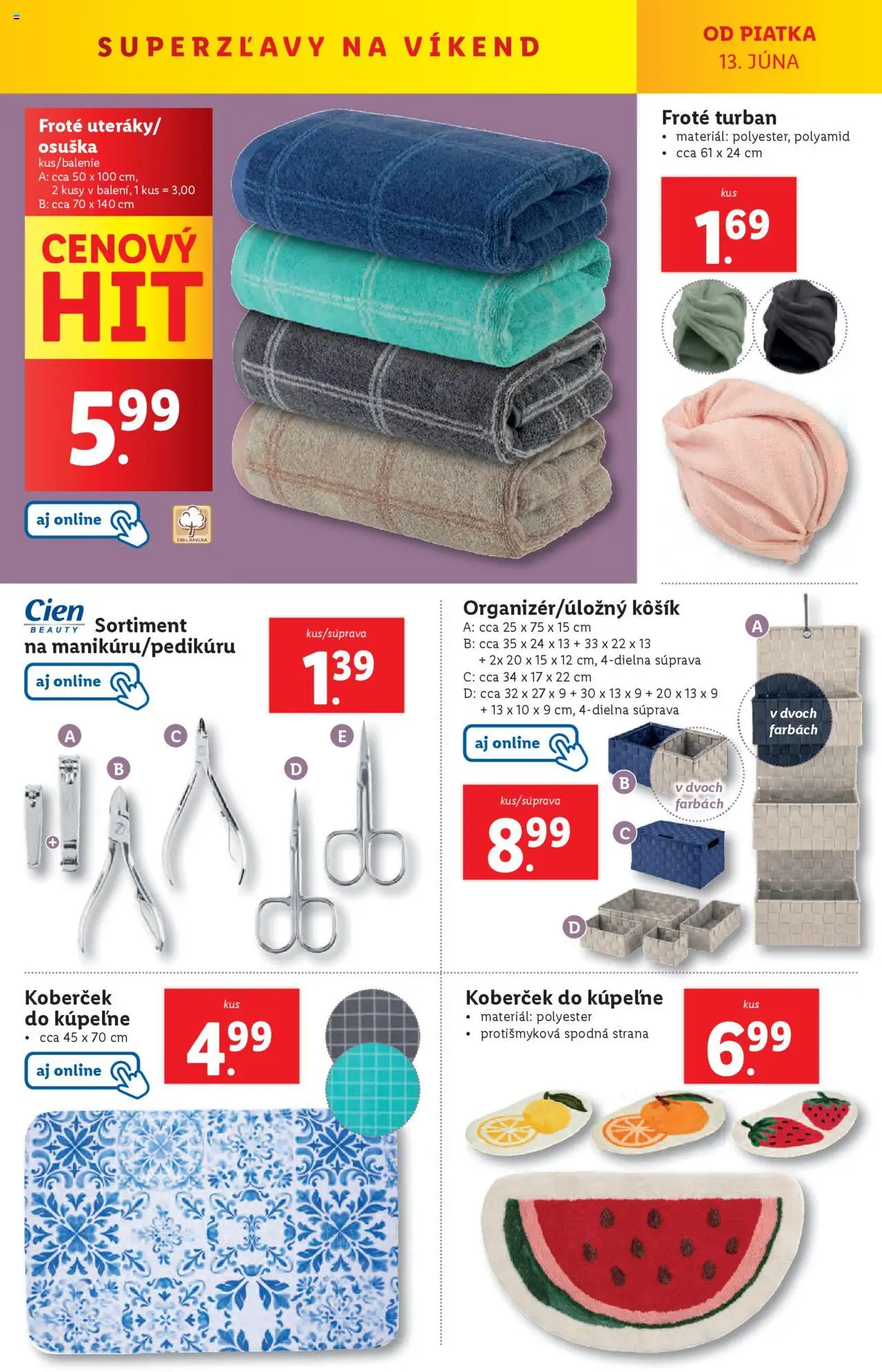 Lidl leták │ platný od 09.06.2025 | Strana: 61 | Produkty: Osuška
