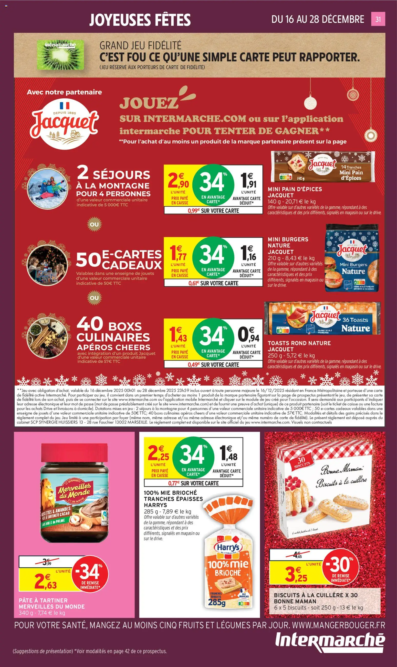 {H1} | Page: 31 | Produits: Farine de ble, Farine, Mini burgers, Amandes