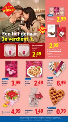 Pizza in hartvorm, 320 g - Voorbeeld van een folder van Lidl, geldig van 09.02.2026 | Pagina: 16