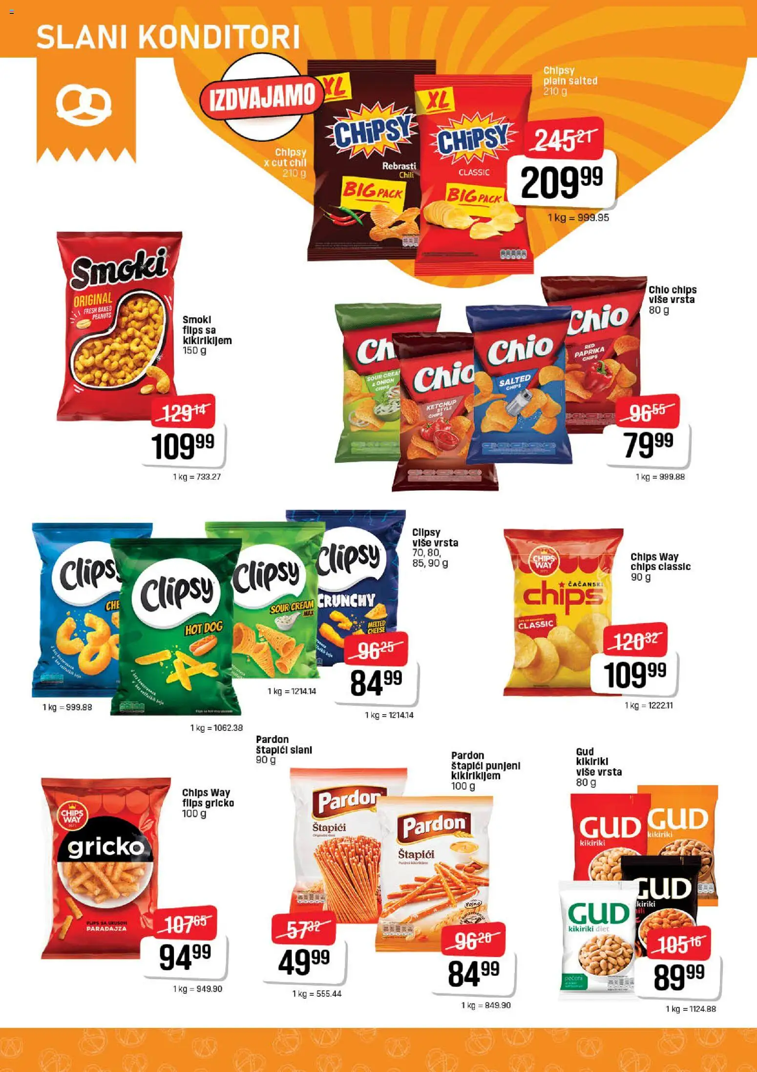 DIS katalog - važi od 06.11.2025 | Strana: 14 | Proizvode: Paprika, Kikiriki, Hot dog