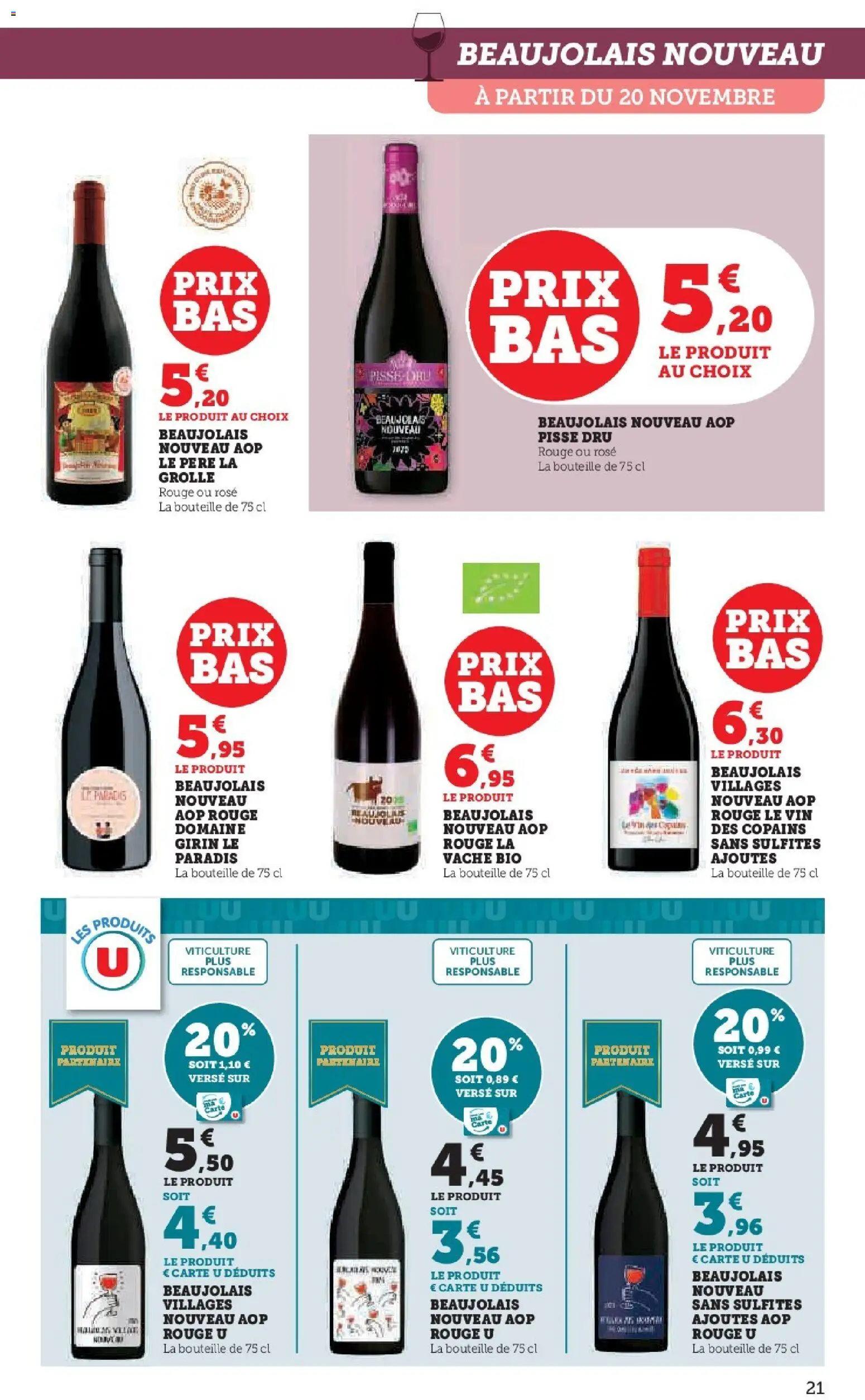 {H1} | Page: 21 | Produits: Vin, Beaujolais Nouveau