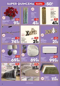 Vista previa Conforama folleto válido desde el 18.12.2025 | Página: 8 | Productos: Juego de sábanas, Manta, Alfombra, Lámpara