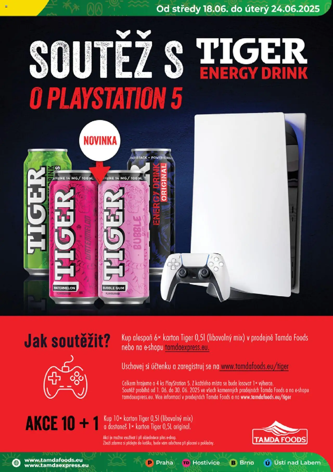 Tamda Foods leták od 18.06.2025 | Strana: 39 | Produkty: Tiger energy, Tiger, Playstation, Energy drink