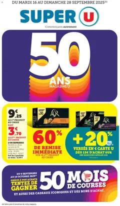 Super U - Prévisualisation de Super U catalogue valide à partir de 16.09.2025