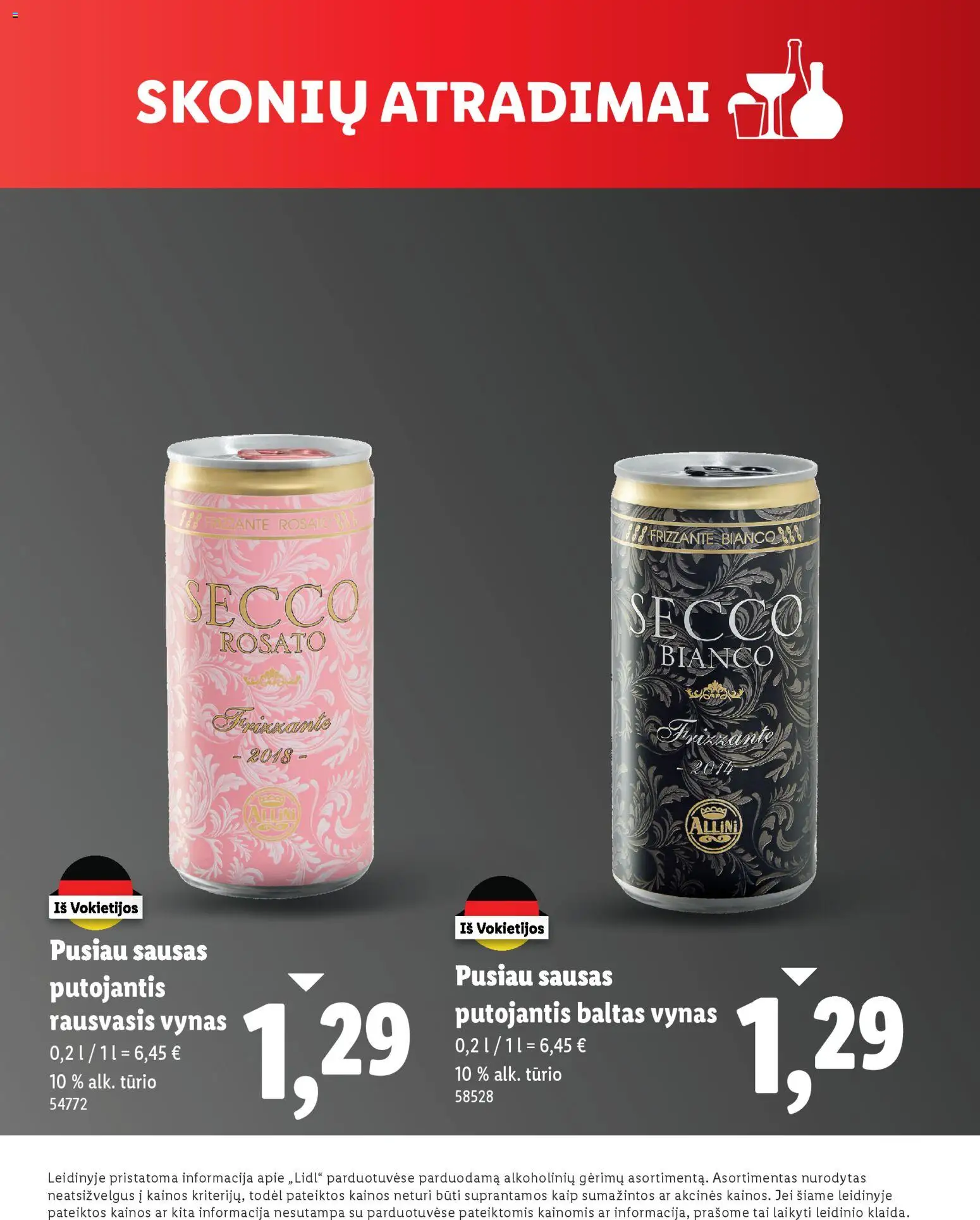 LIDL akcijos nuo 24.03.2026 | Puslapis: 13 | Prekių: Vynas