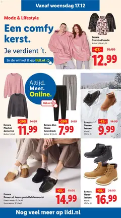 Esmara Oversized hoodie, Oversized hoodie, Maten: S/M en L/XL - Voorbeeld van een folder van Lidl, geldig van 15.12.2025 | Pagina: 29