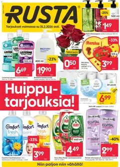 Rusta-mainoslehti voimassa 09.02.2026 alkaen