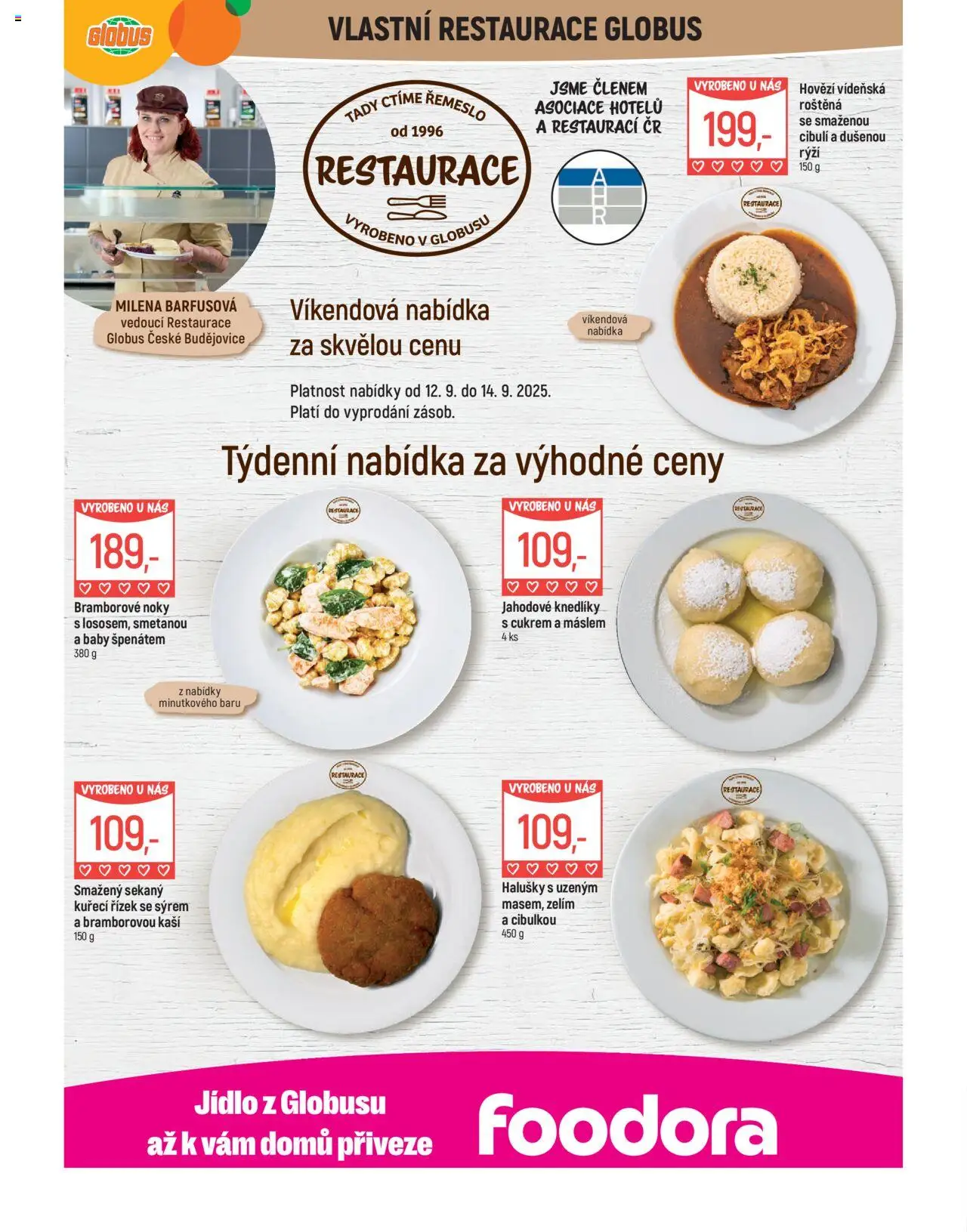 Globus leták - České Budějovice od 10.09.2025 | Strana: 7 | Produkty: Hovězí, Globus, Noky, Halušky