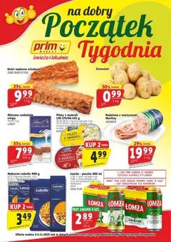 Pogląd oferty "Prim Market Gazetka - Na dobry początek tygodnia" - ważna od 03.11.2025