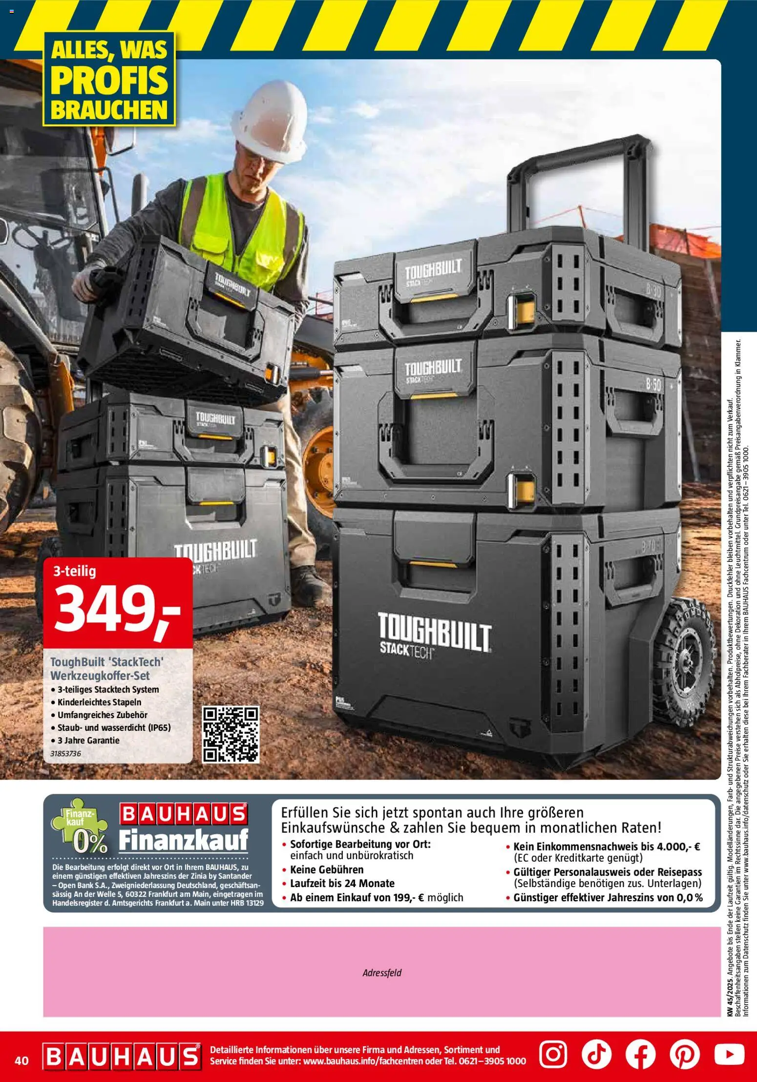 Bauhaus Prospekt 	 – gültig ab 01.11.2025 | Seite: 40