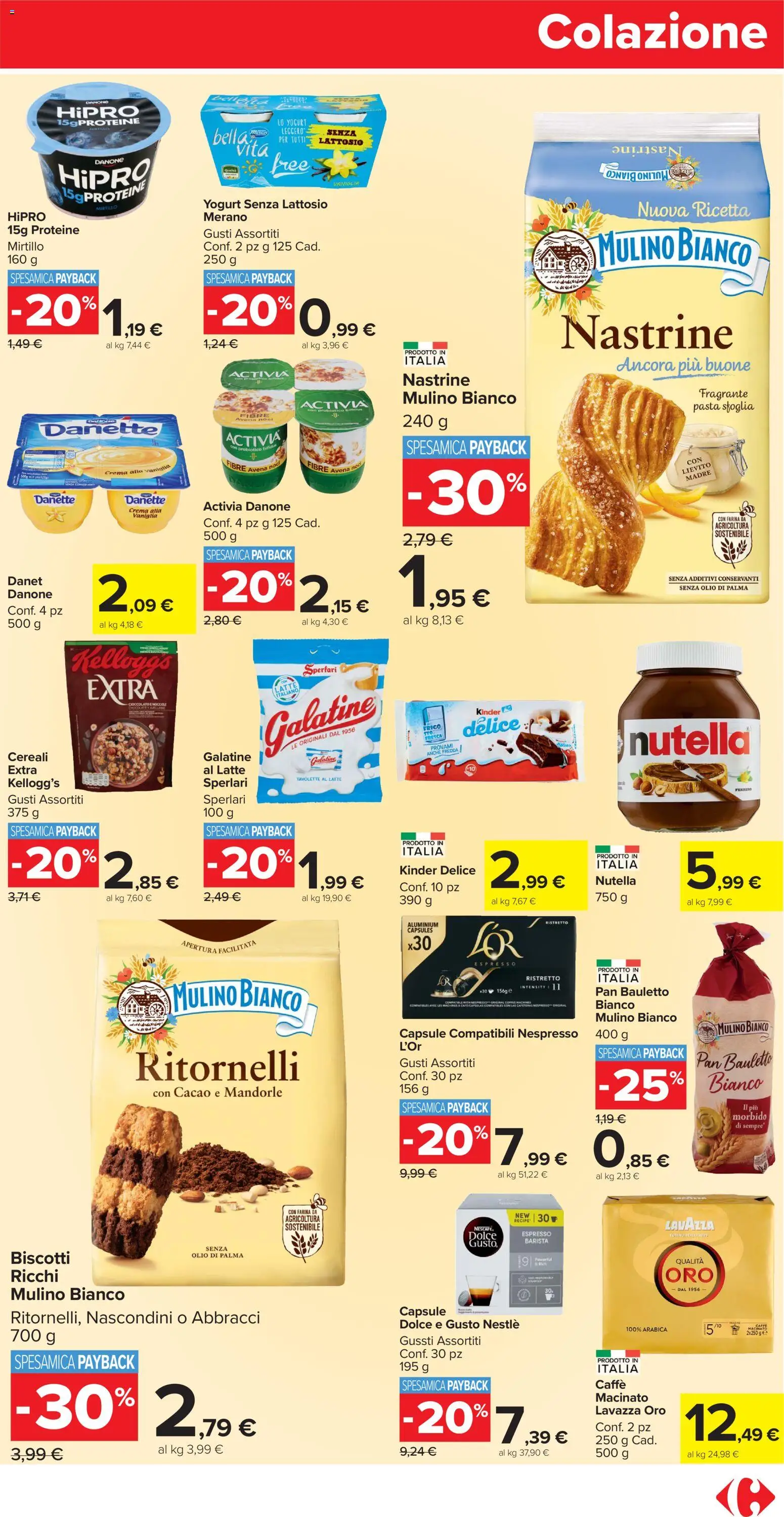 Volantino Carrefour del 04.11.2025 | Pagina: 11 | Prodotti: Crema, Cereali, Olio, Farina