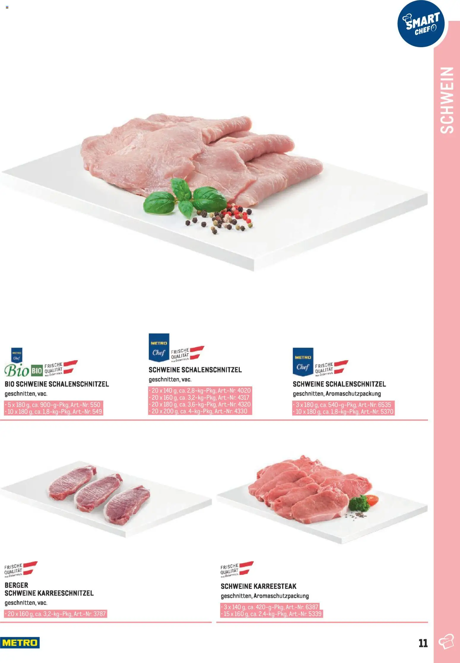 Metro angebote - Smart Chef Fleisch gültig ab 01.01.2026 | Seite: 11
