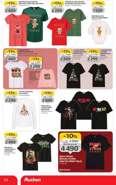 Auchan - Karácsonyi ajándék ajánlataink - amely érvényes a következő dátumtól: 13.11.2025 | Oldal: 34