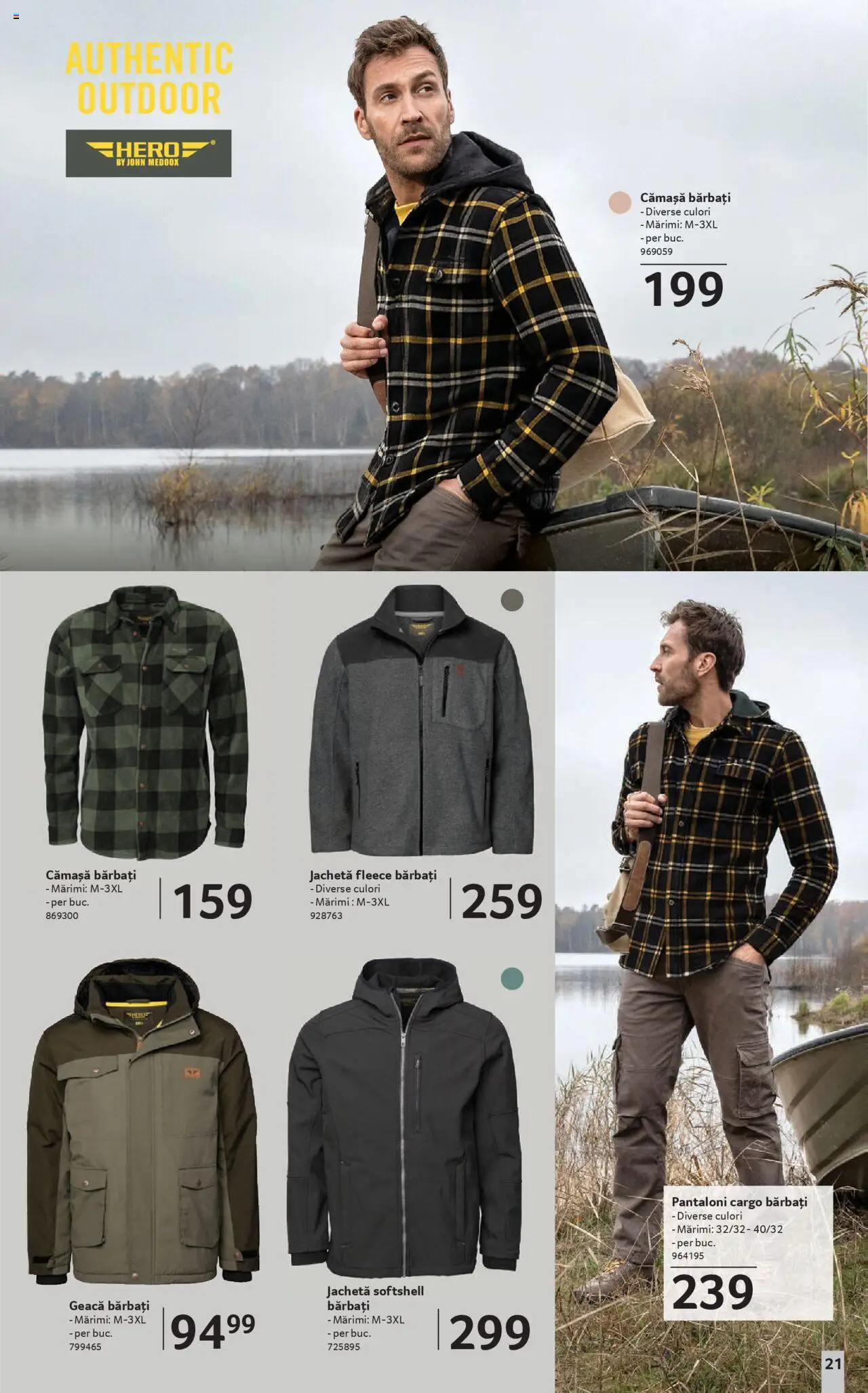 Noul catalog Selgros – valabil de la 19.09.2025 | Pagină: 21 | Produse: Jachetă, Geacă, Pantaloni