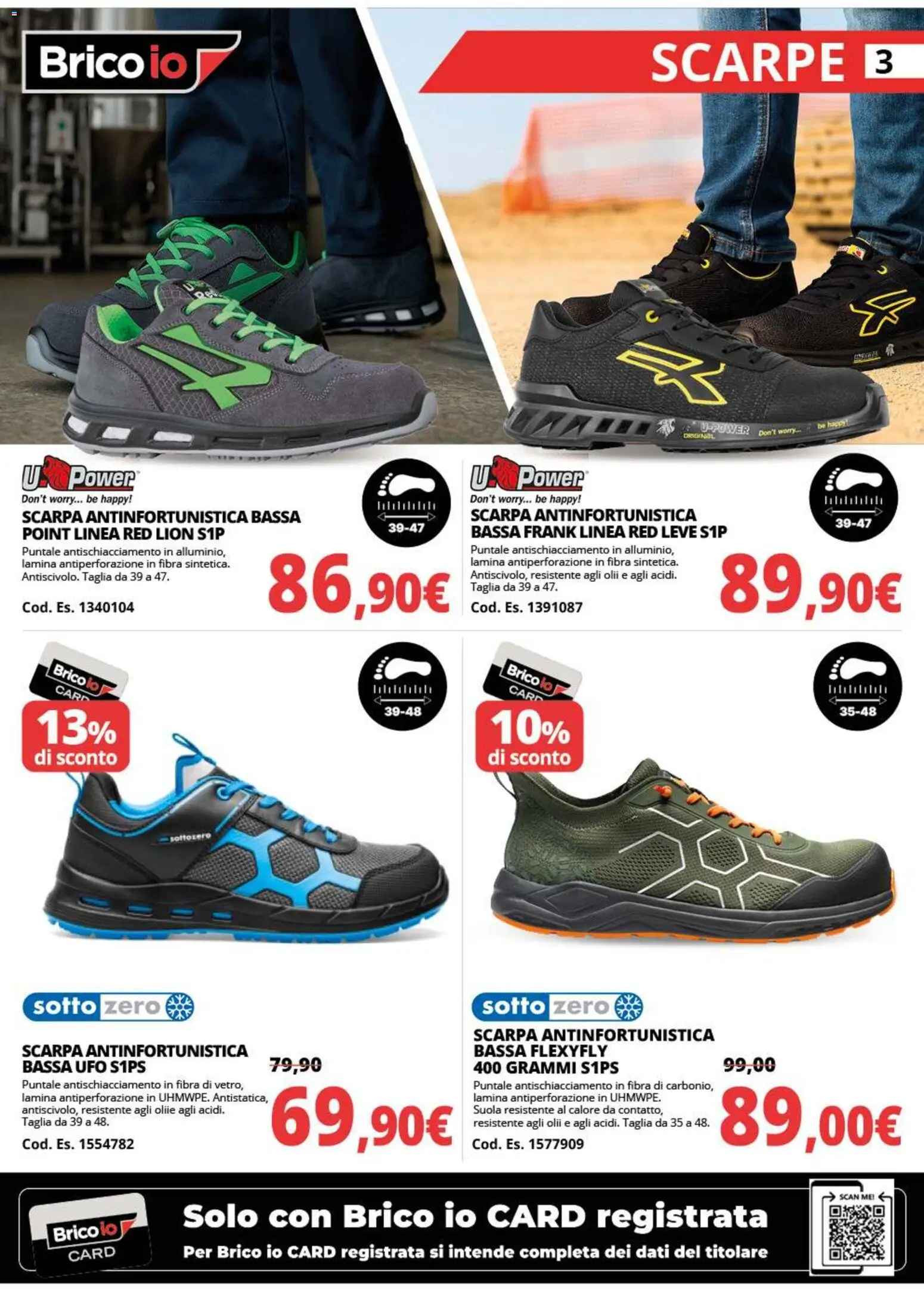 Volantino Brico io del 20.10.2025 | Pagina: 3 | Prodotti: Scarpe