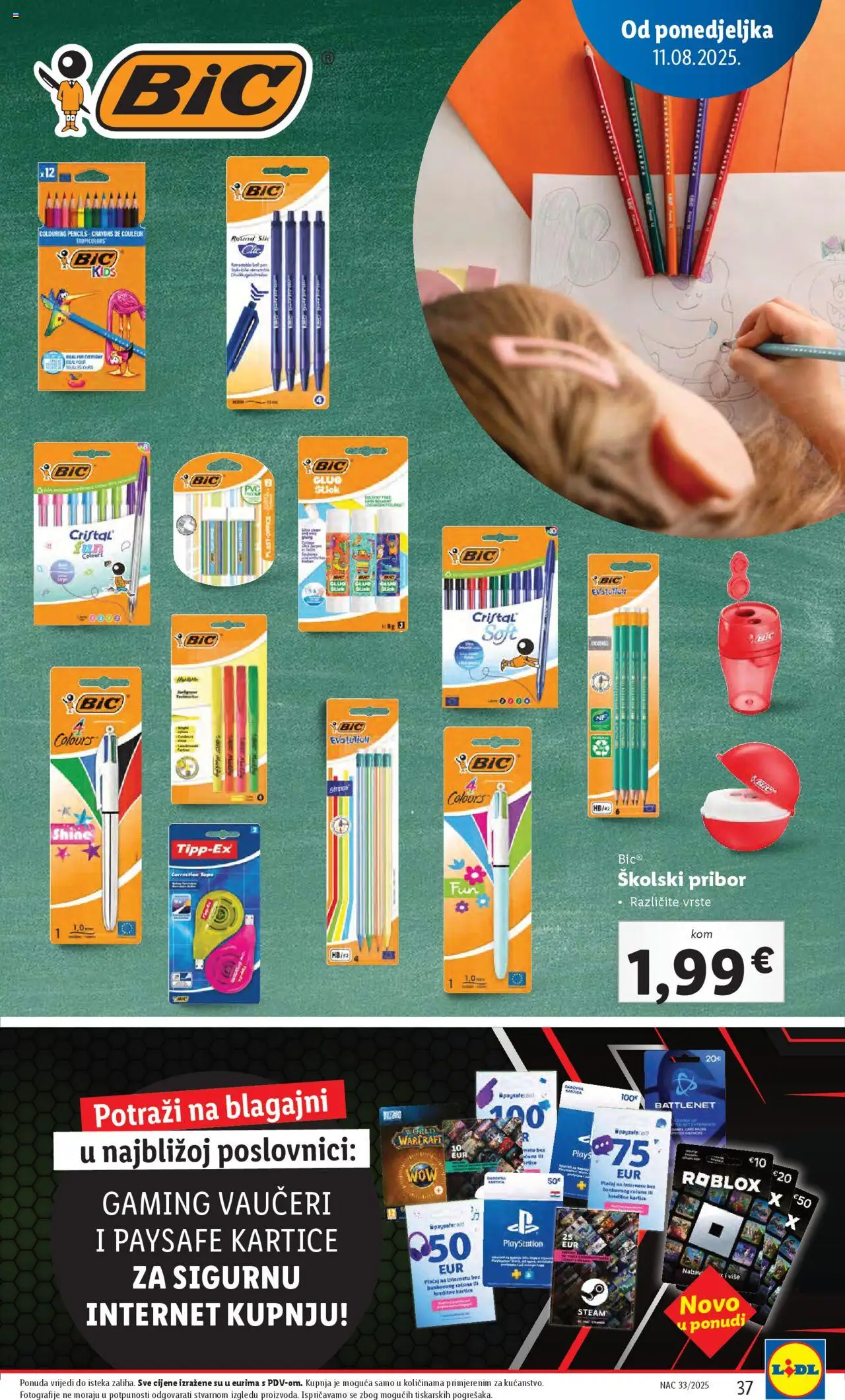 Lidl katalog | vrijedi od 11.08.2025 | Stranica: 37 | Proizvodi: Playstation