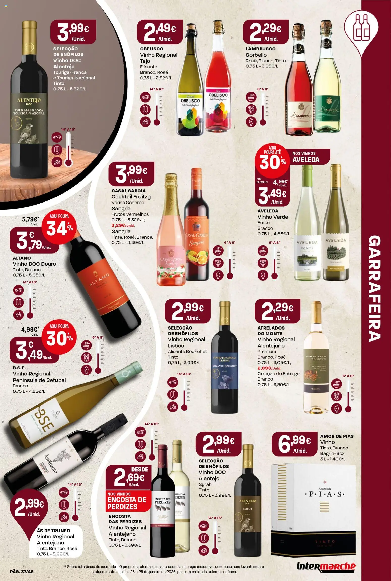 Intermarché folheto │ válido de 05.03.2026 | Página: 37 | Produtos: Base, Vinho