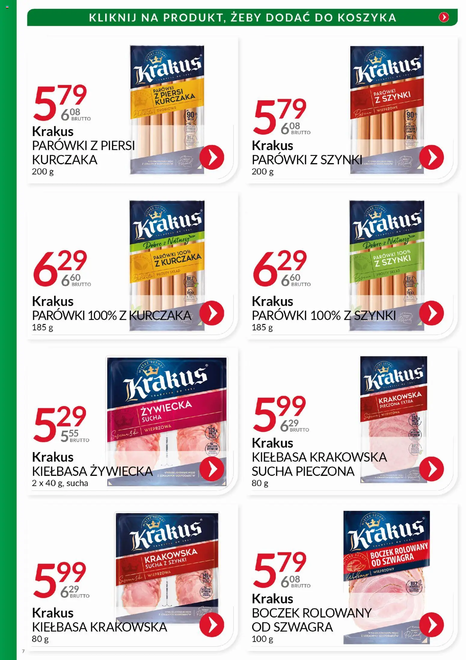 Eurocash Gazetka - Katalog Wędlin od 01.11.2025 | Strona: 7