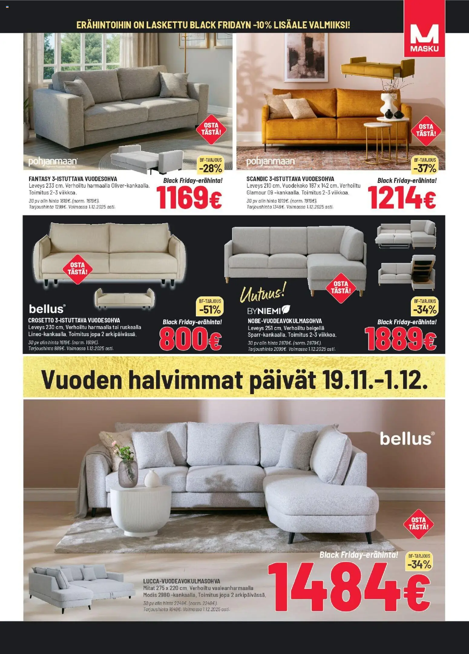 Masku - Black Friday – voimassa 19.11.2025 alkaen | Sivu: 13