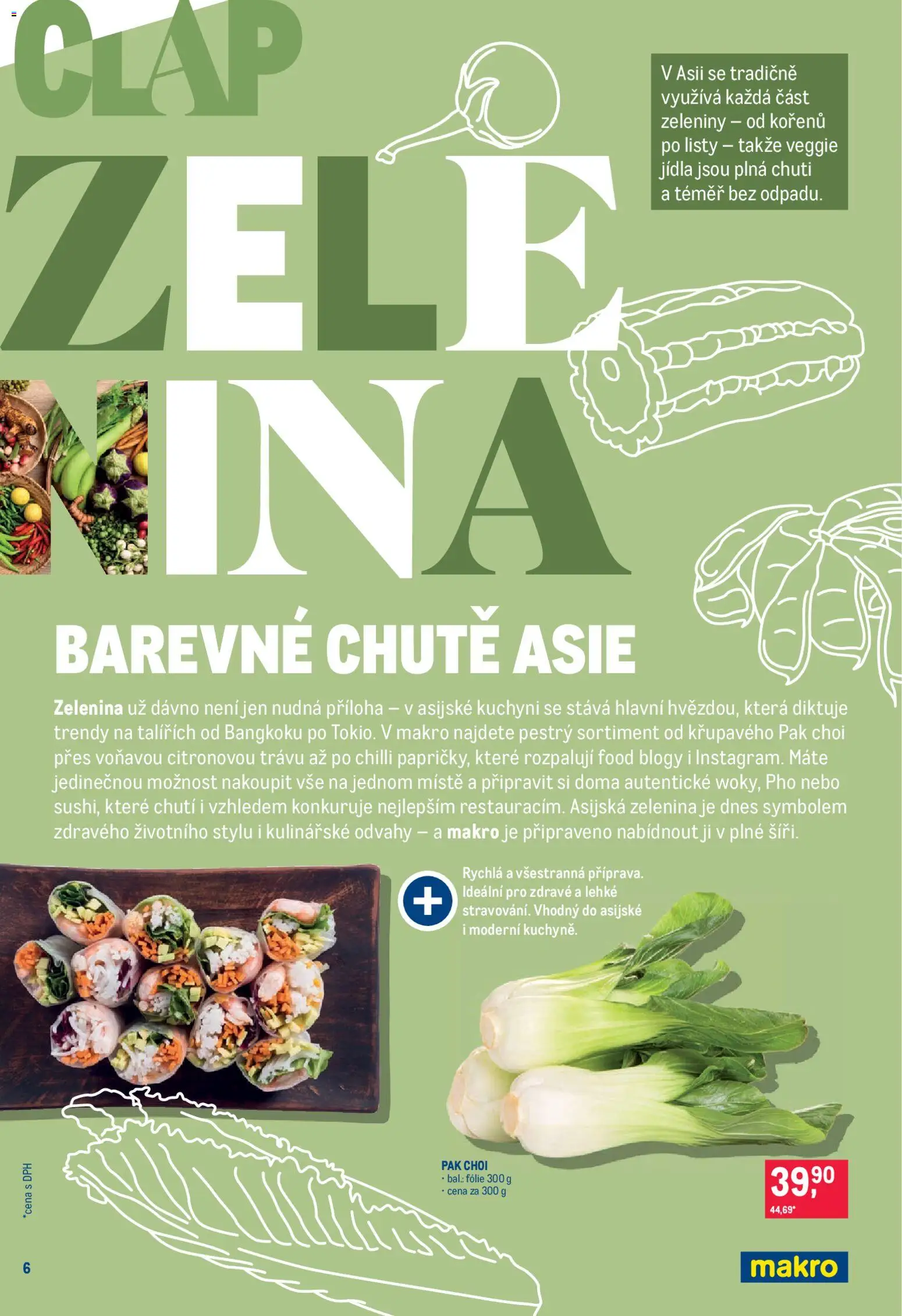 Makro leták - Pro milovníky jídla od 14.01.2026 | Strana: 6 | Produkty: Veggie, Zelenina, Pak choi