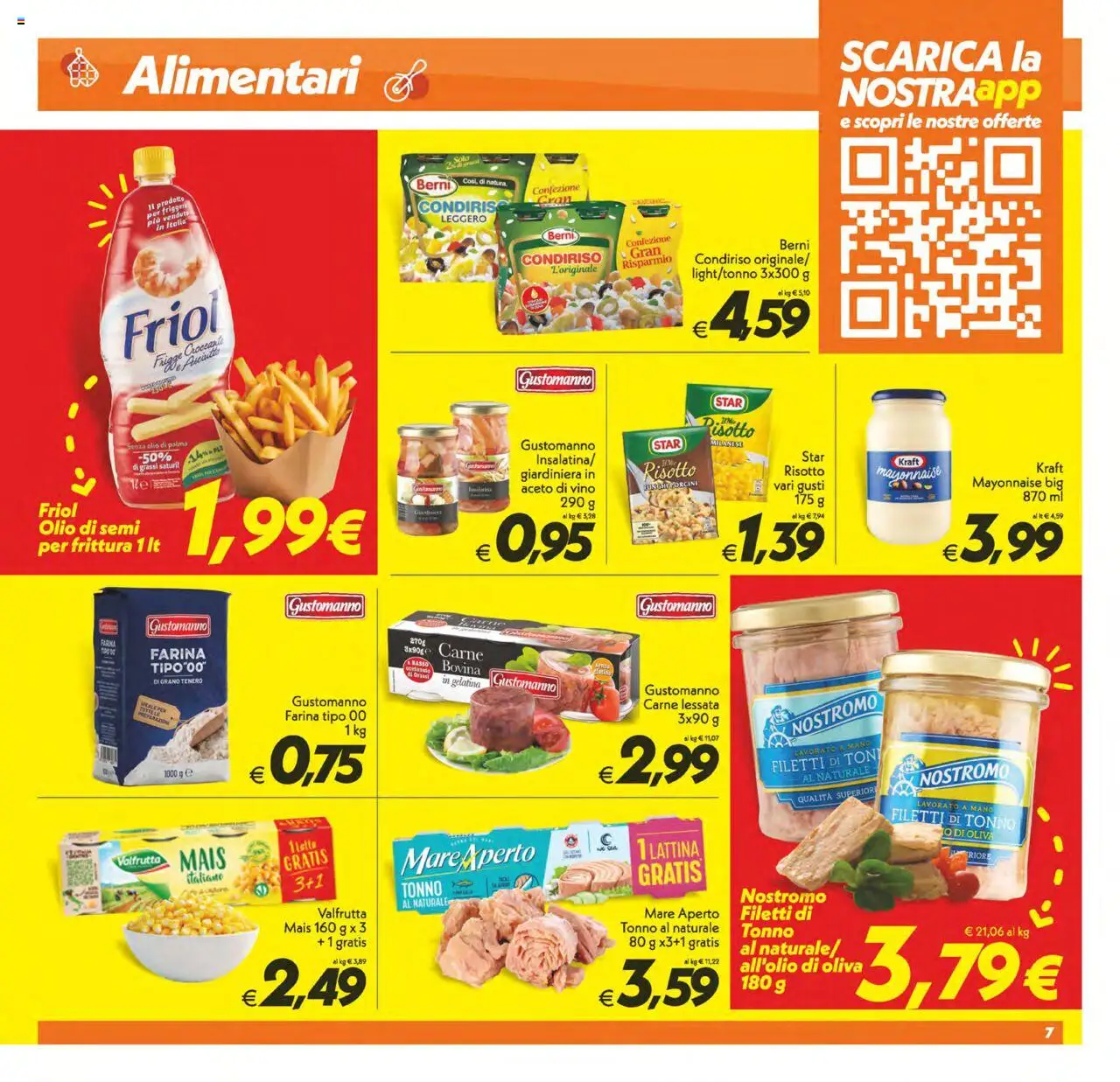 Volantino SuperConveniente del 13.06.2025 | Pagina: 7 | Prodotti: Olio, Farina, Funghi, Aceto