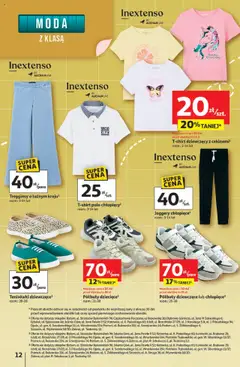 Auchan Gazetka - Pewność niskich cen Hipermarket od 31.07.2025 | Strona: 12 | Produkty: Tenisówki