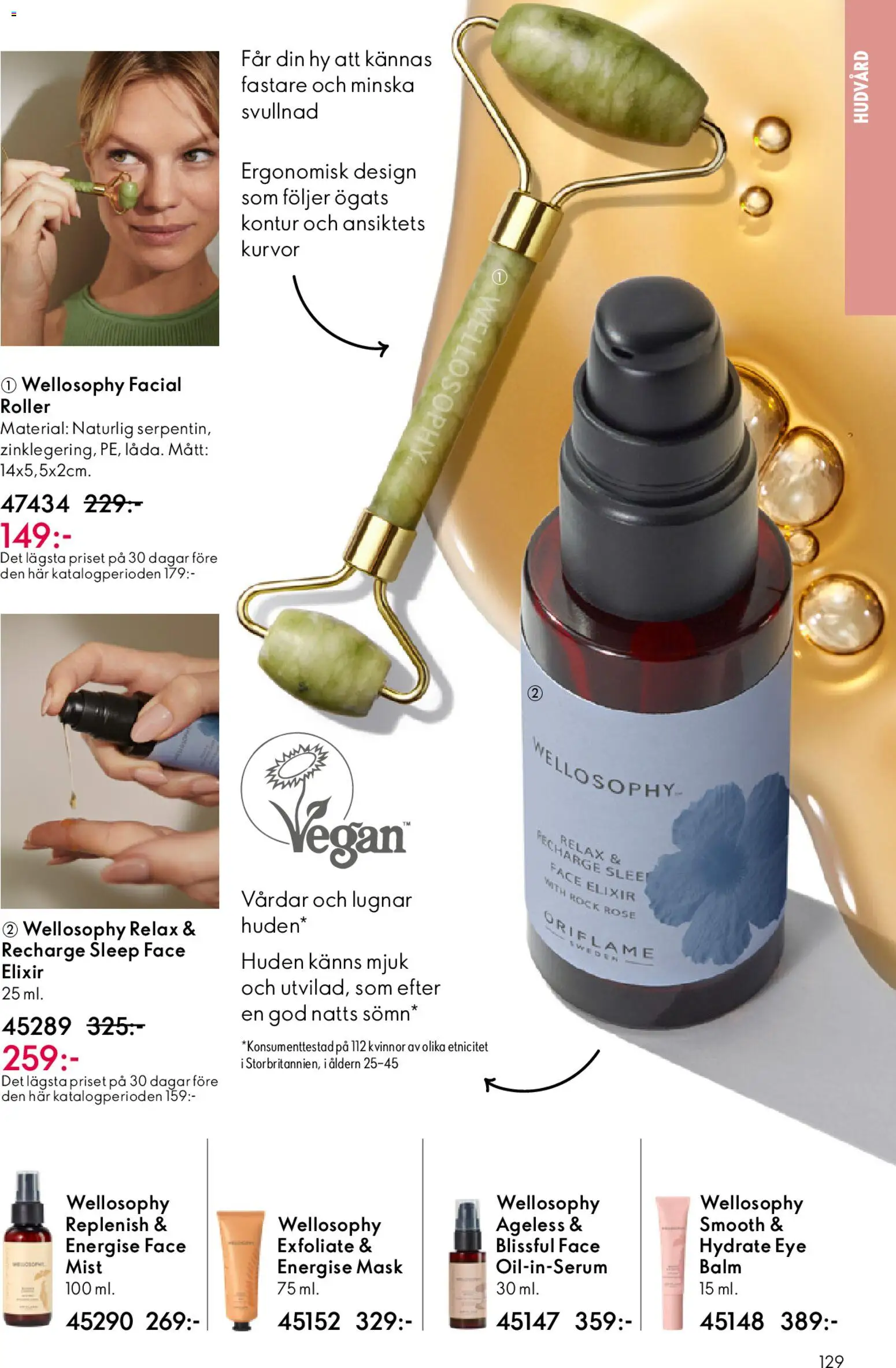 Oriflame reklamblad aktuell från 18.02.2026 | Sida: 129 | Produkter: Mask, Rock, Roller