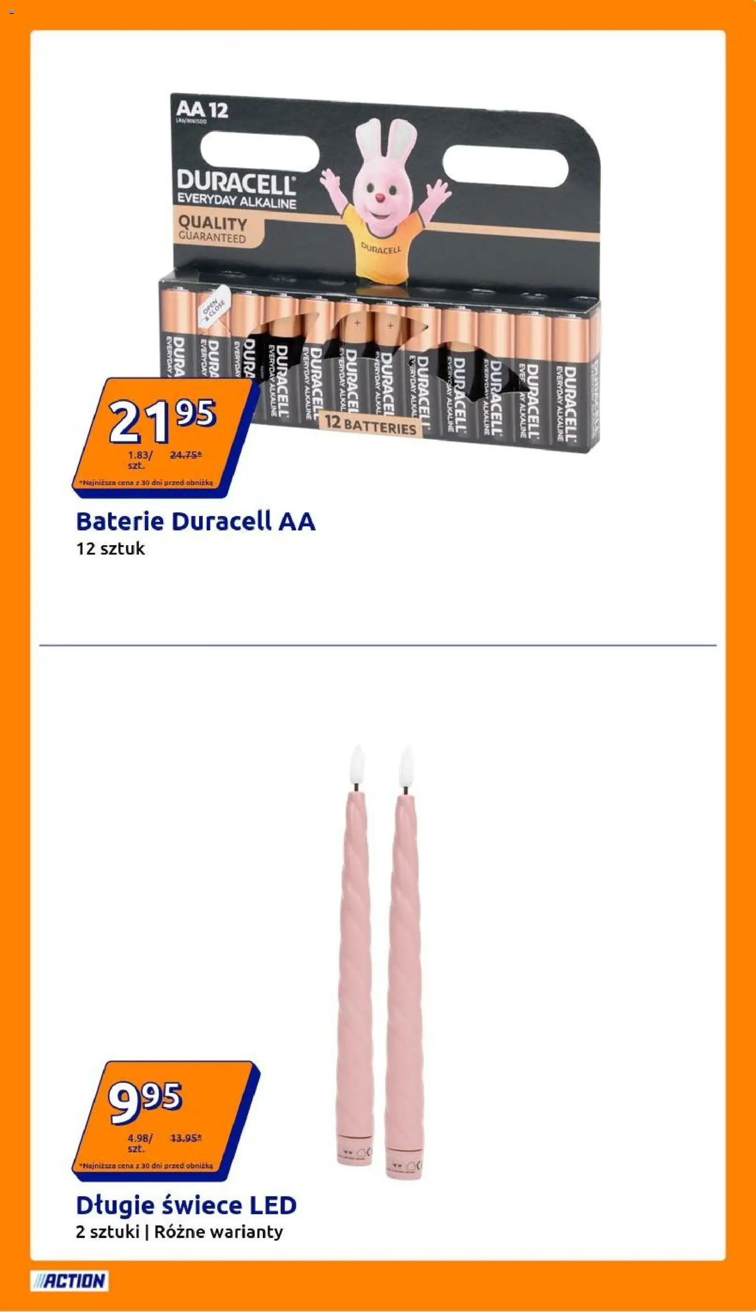 Action Gazetka od 17.12.2025 | Strona: 7 | Produkty: Baterie, Świece