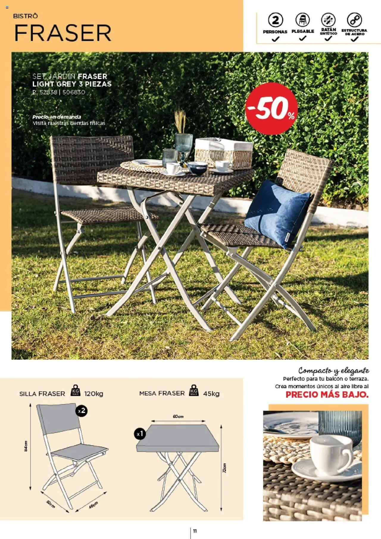 Espaço Casa - Catálogo AireLibre 2025 │ válido de 12.05.2025 | Página: 11 | Produtos: Mesa