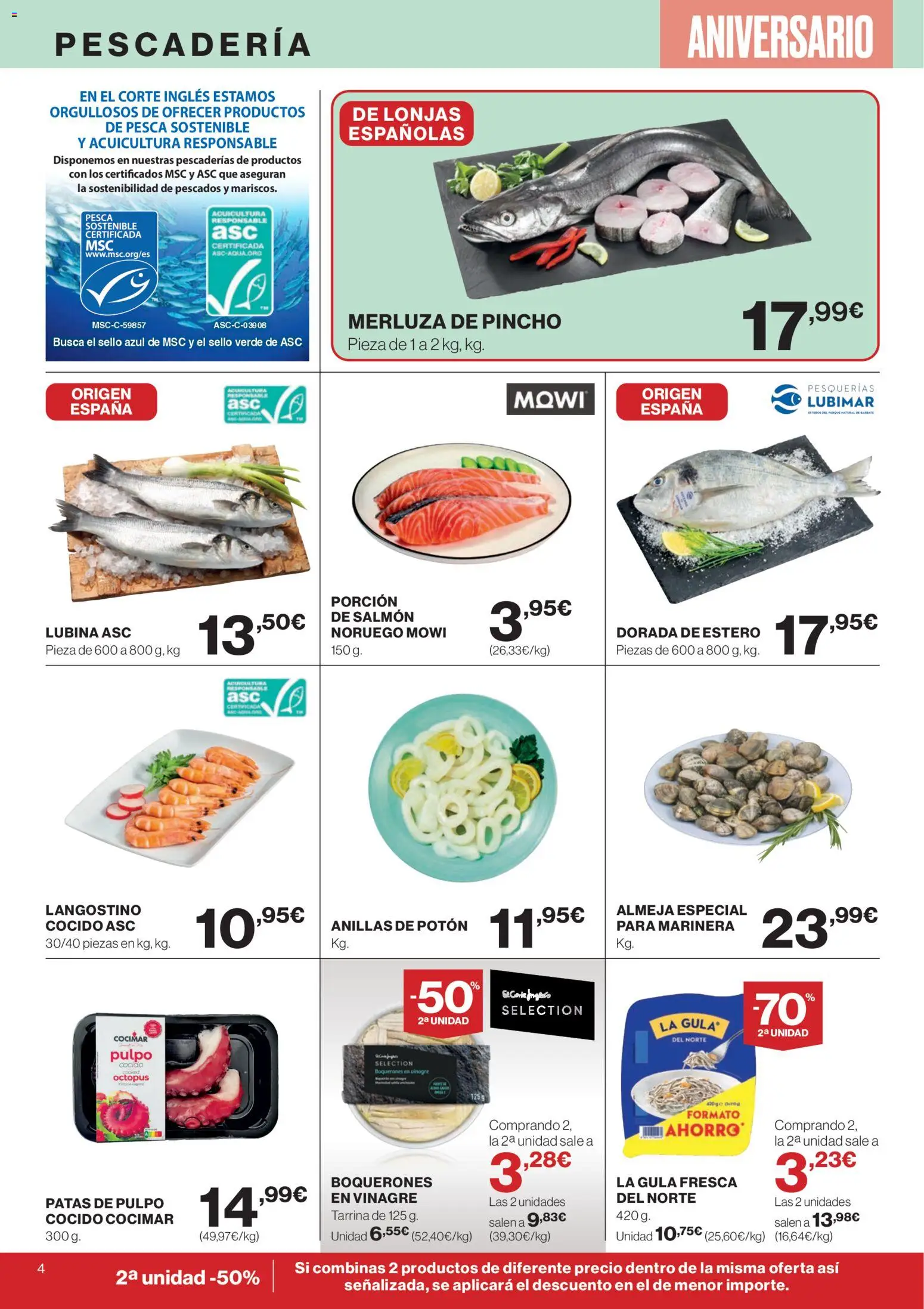 Supercor folleto │ válido desde el 23.10.2025 | Página: 4 | Productos: Δεξαμενή, Langostino