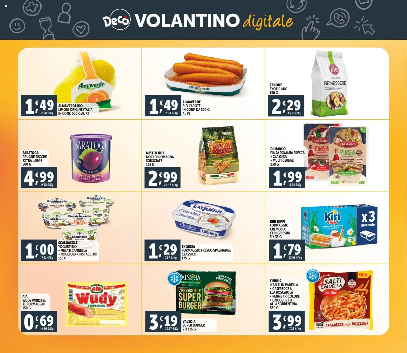 Volantino Decò del 06.03.2026 | Pagina: 22 | Prodotti: Crema, Cereali, Padella, Gnocchetti