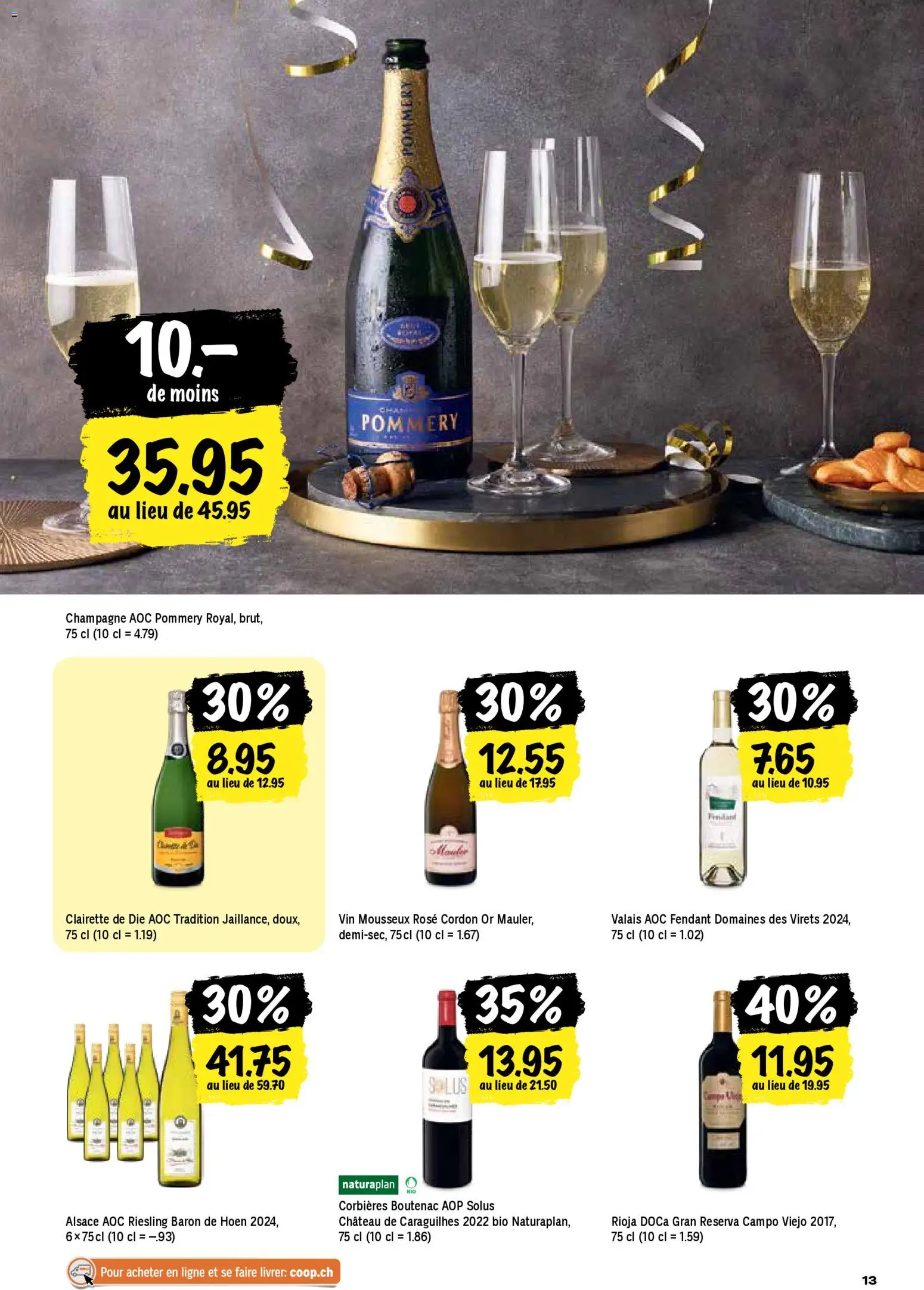 Coop - Les actions de la semaine – gültig ab 22.12.2025 | Seite: 13