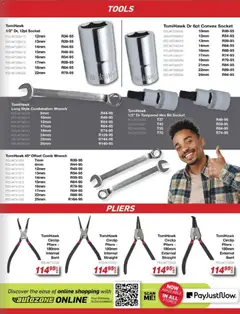 AutoZone specials catalogue – valid from 23.01.2026 | Page: 5 | Products: Wrench, Socket