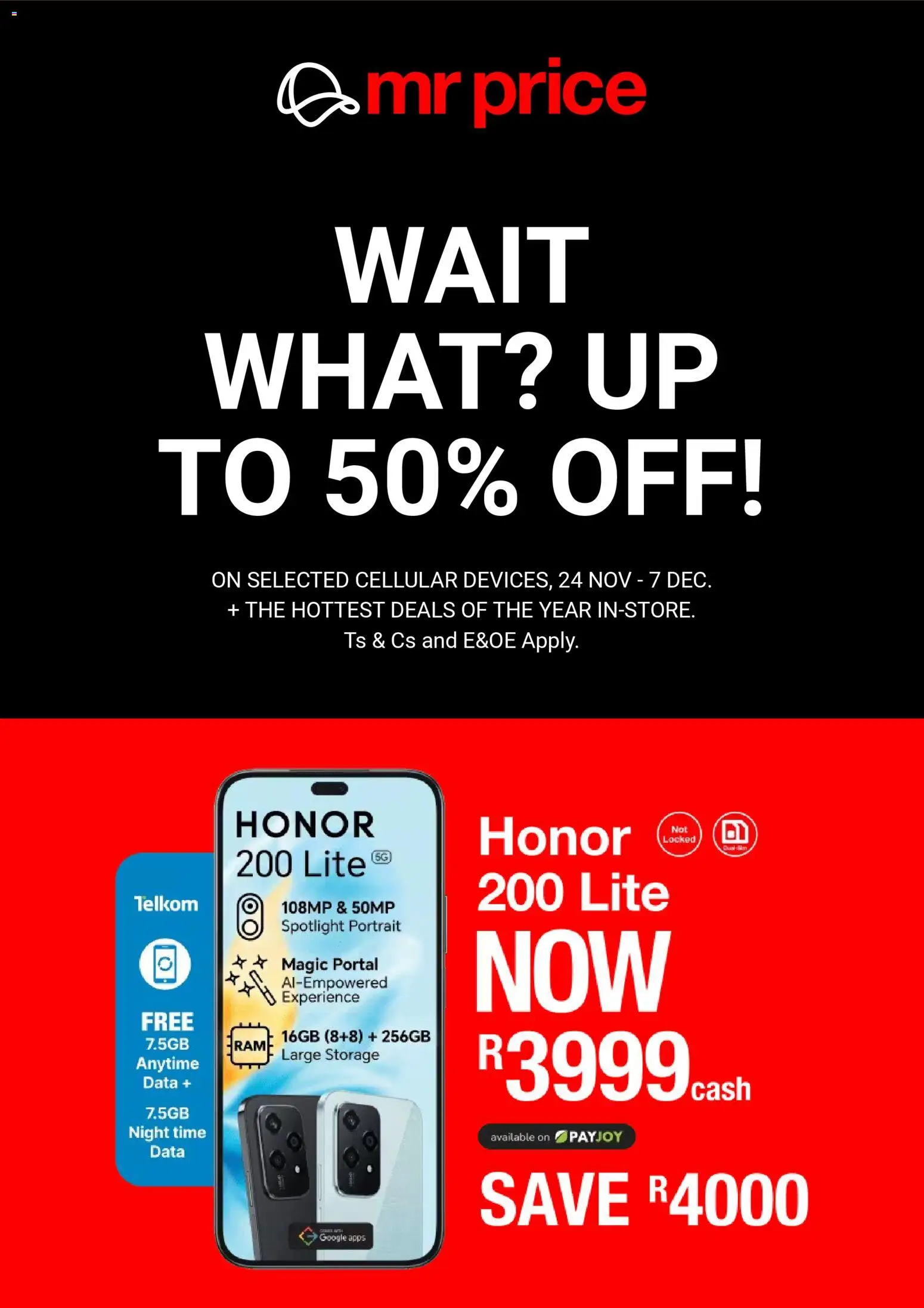 New Mr Price catalogue – valid from 24.11.2025 | Page: 1 | Products: Data