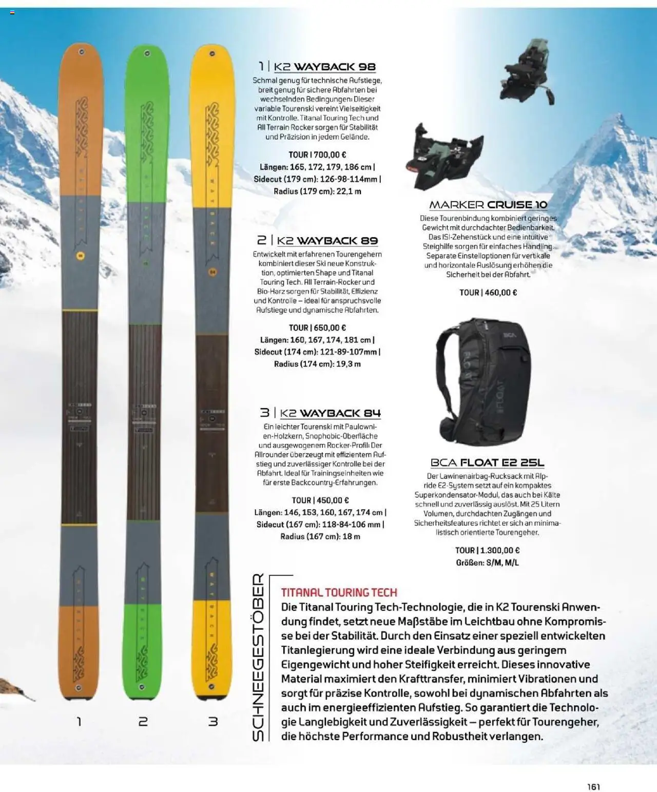 Sport2000 Prospekt Home of Schnee erleben – gültig ab 23.09.2025 | Seite: 161 | Produkte: Gewicht, Ski