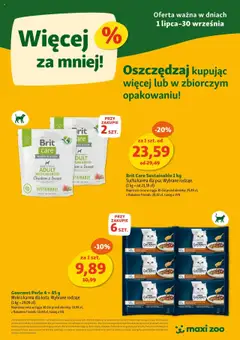 Pogląd oferty "Maxi Zoo Gazetka - Więcej za mniej" - ważna od 01.07.2025