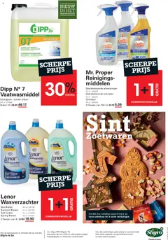 Sligro - M- Promo - Voorbeeld van een folder van Sligro, geldig van 30.10.2025 | Pagina: 28 | Producten: Allesreiniger, Wasverzachter, Vaatwasmiddel, Melk