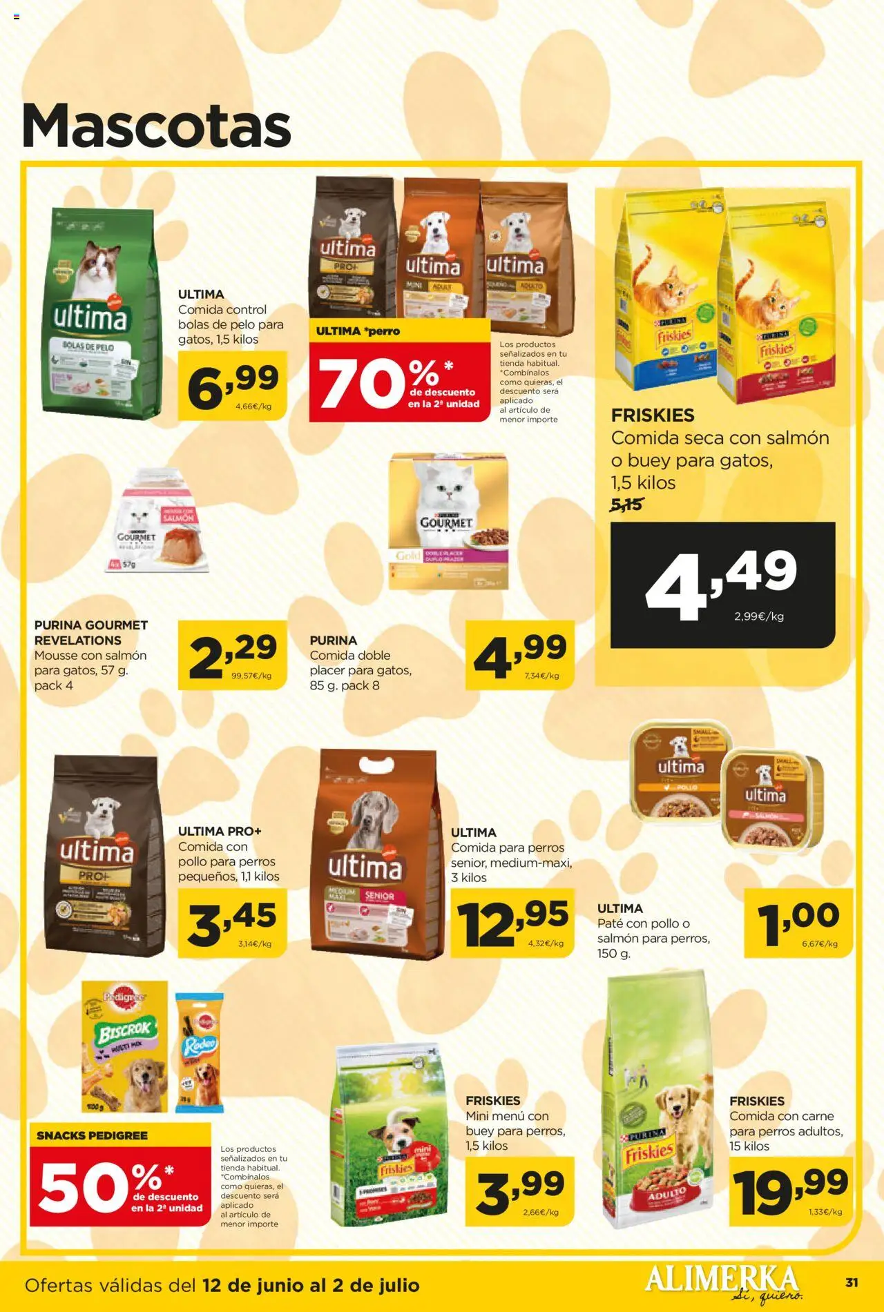 Alimerka folleto Asturias │ válido desde el 12.06.2025 | Página: 34 | Productos: Mousse, Paté