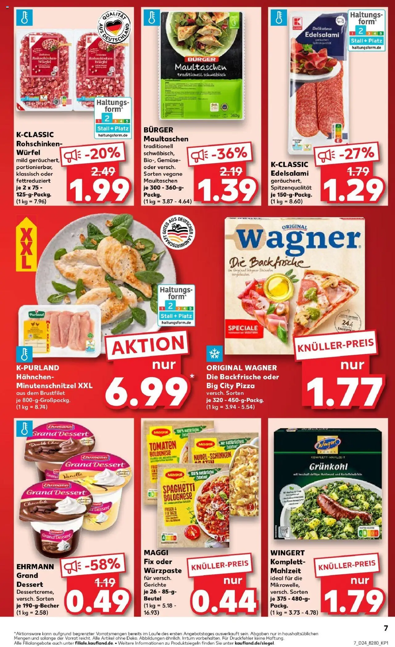 Kaufland prospekt Stadthagen	 - gültig ab dem 16.06.2025 | Seite: 22 | Produkte: Maggi, Ehrmann grand dessert, Tomaten, Pizza