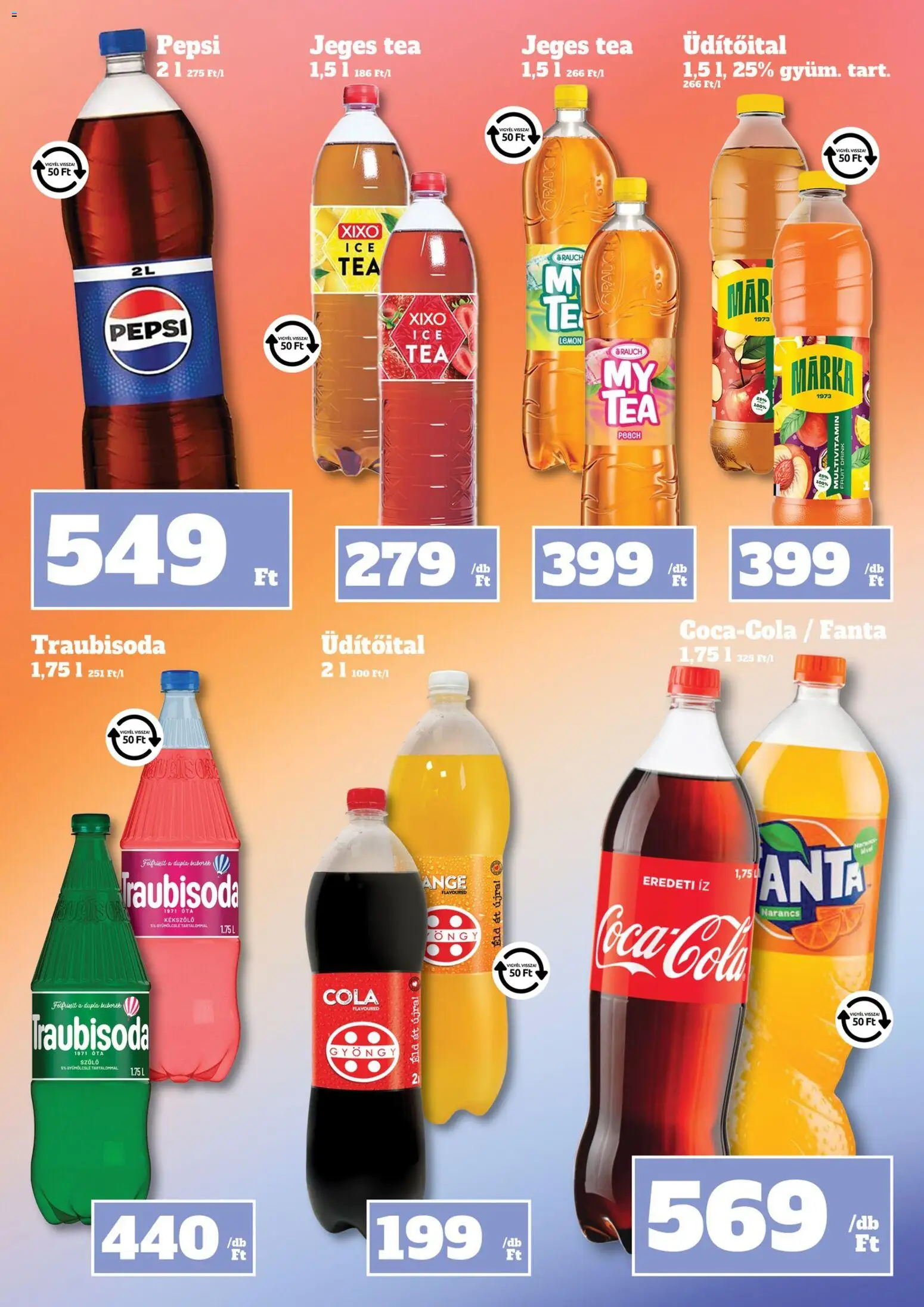 Family Diszkont akciós ujság - amely érvényes a következő dátumtól: 26.03.2026 | Oldal: 22 | Termékek: Gyümölcslé, Cola, Narancs, Tea