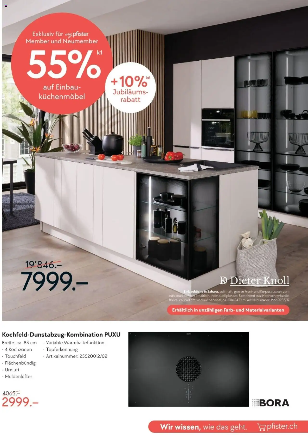 Pfister Aktionen 5 Jahre Küchenstudio – gültig ab 11.09.2025 | Seite: 7 | Produkte: Einbauküche