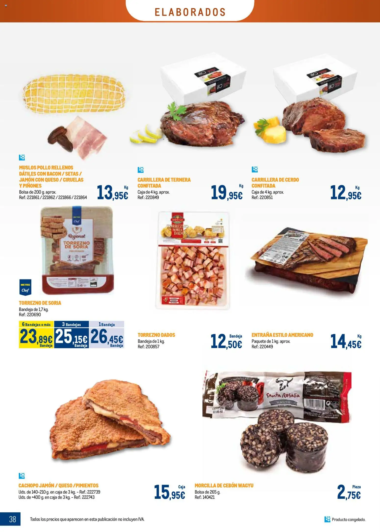 Makro - Especial Carnes Península │ válido desde el 03.11.2025 | Página: 38 | Productos: Queso, Jamón, Cerdo, Bolsa