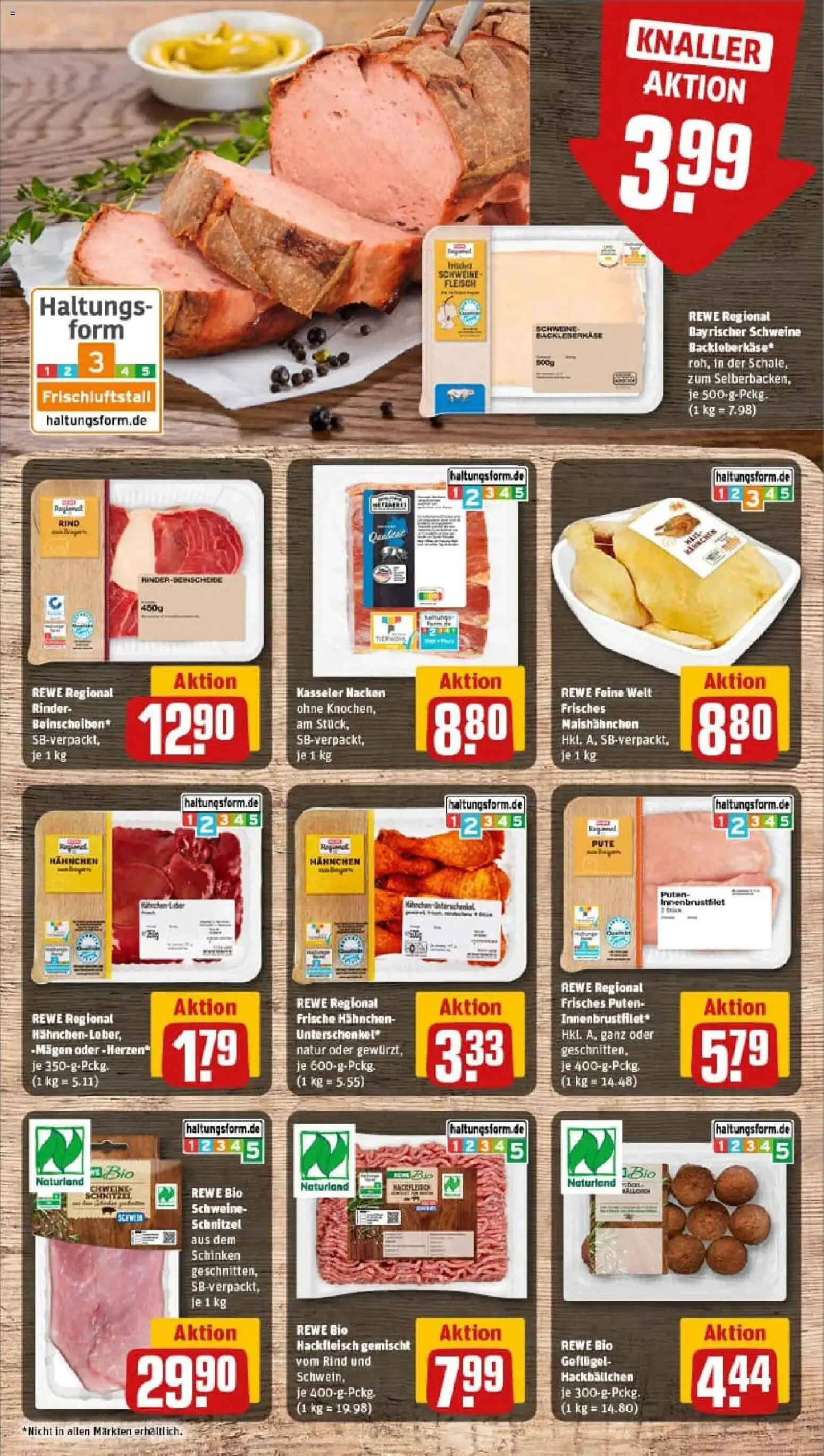 Rewe prospekt Merkendorf	 – gültig ab 11.01.2026 | Seite: 8 | Produkte: Hahnchen, Kasseler nacken, Schinken, Fleisch