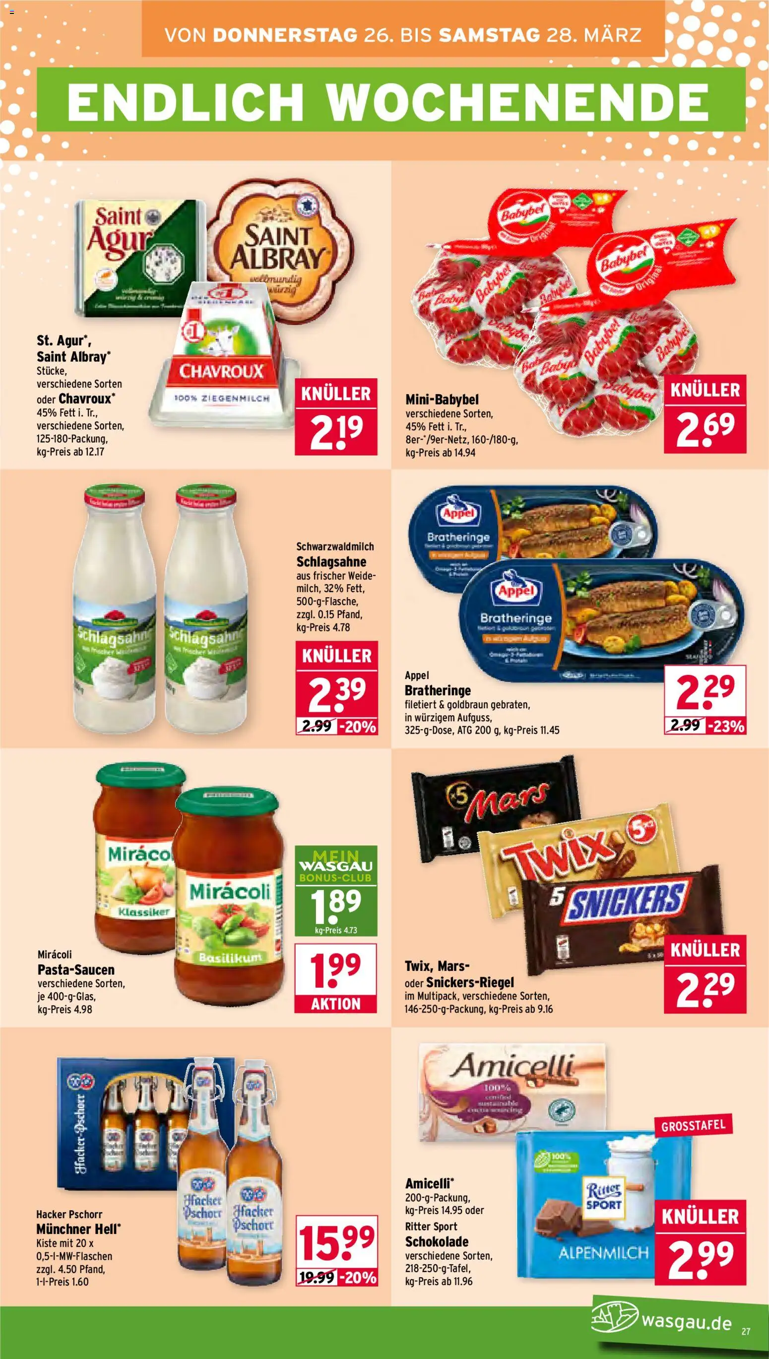Wasgau Prospekt 	 – gültig ab 23.03.2026 | Seite: 27