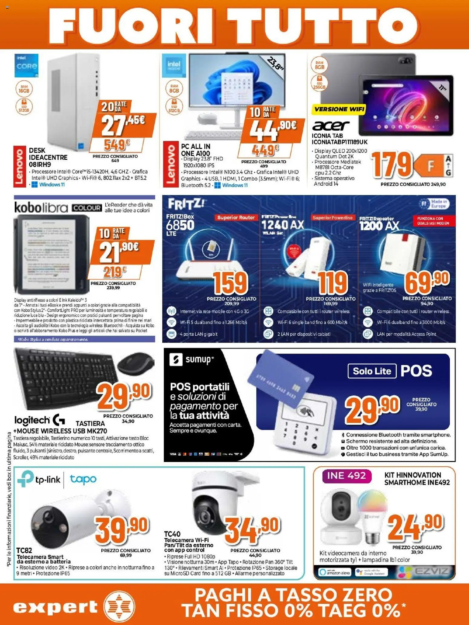 Volantino Expert del 15.01.2026 | Pagina: 9 | Prodotti: Router, PC, Video, USB