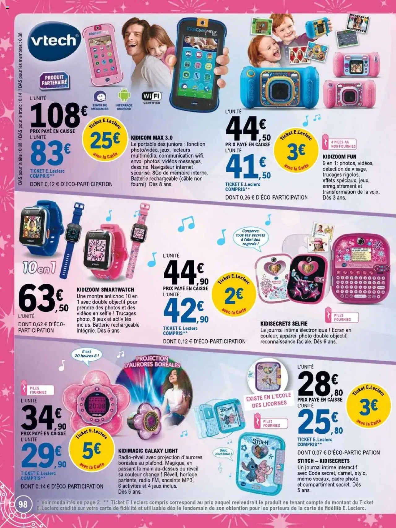 {H1} | Page: 98 | Produits: Montre, Câble, Enceinte, Cadre