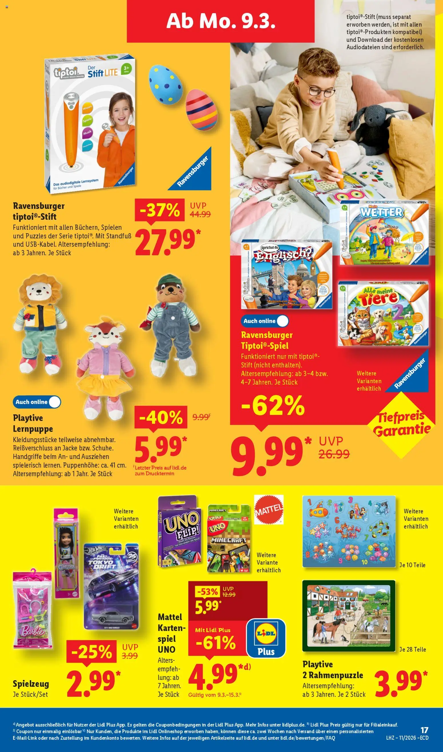 Lidl Německo leták od 09.03.2026 | Strana: 7 | Produkty: Barbie